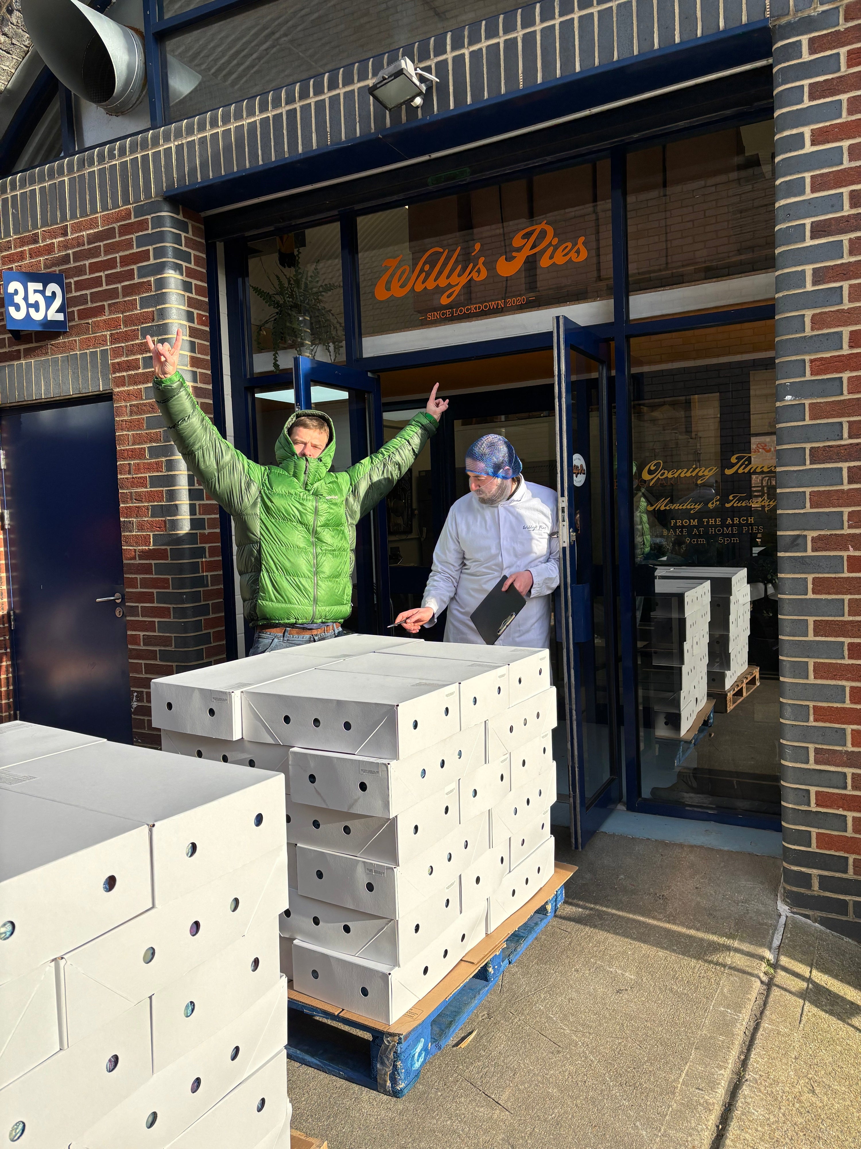 THATS A WRAP. RECORD YEAR FOR WILLY'S PIES