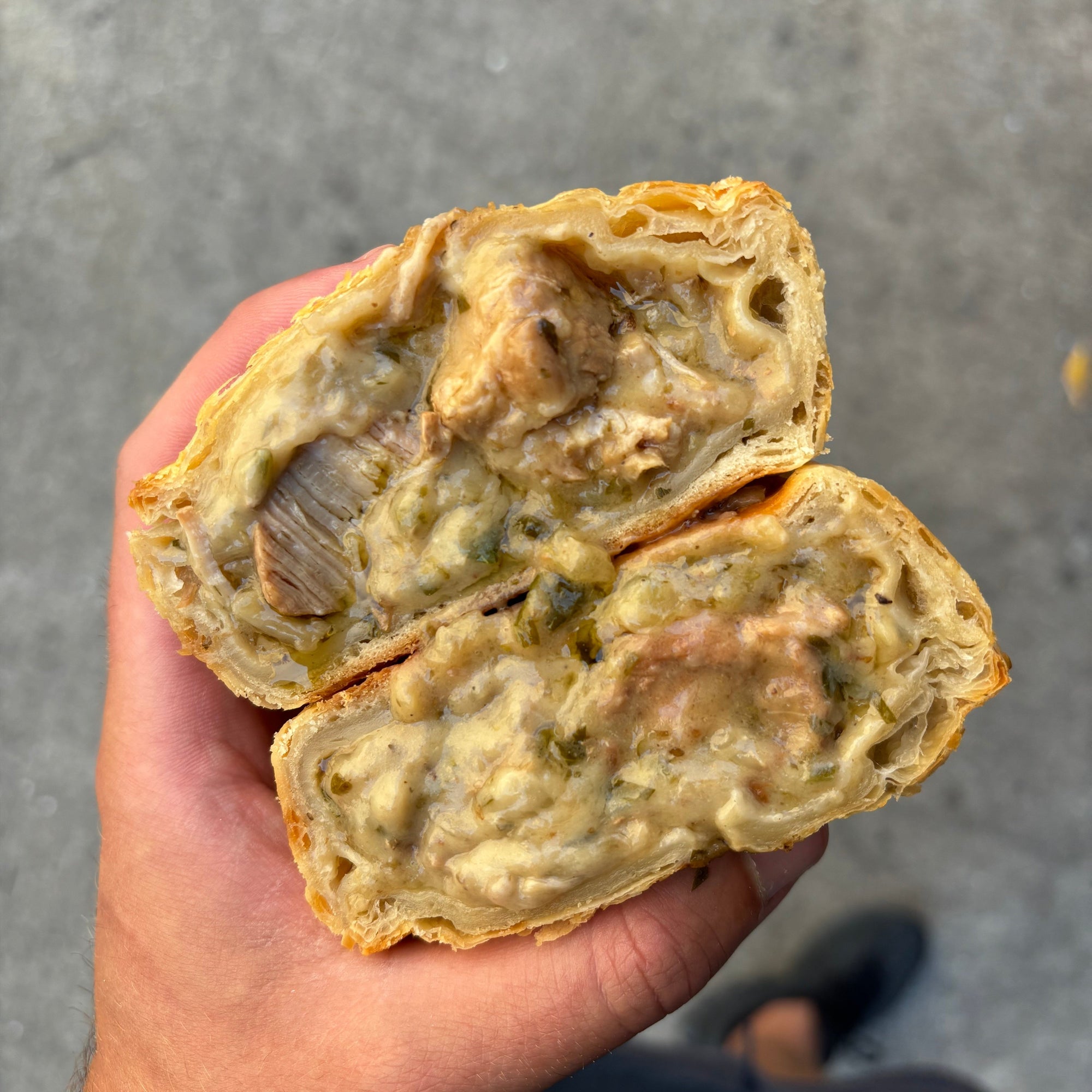 BRAISED PORK, FENNEL + OREGANO PIE