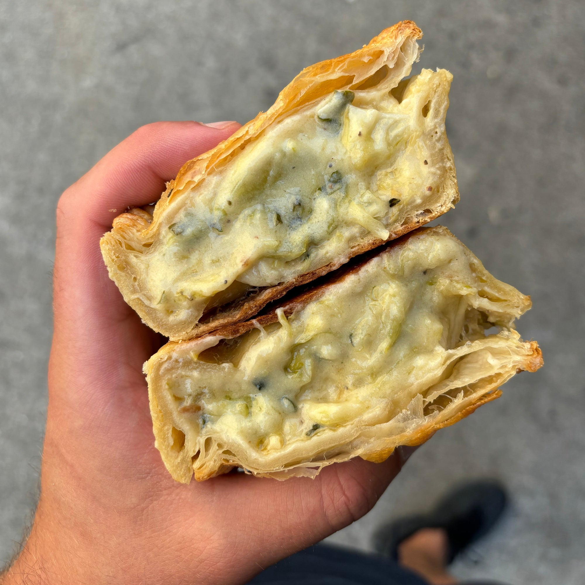 CAULIFLOWER, LEEK + CHEDDAR PIE