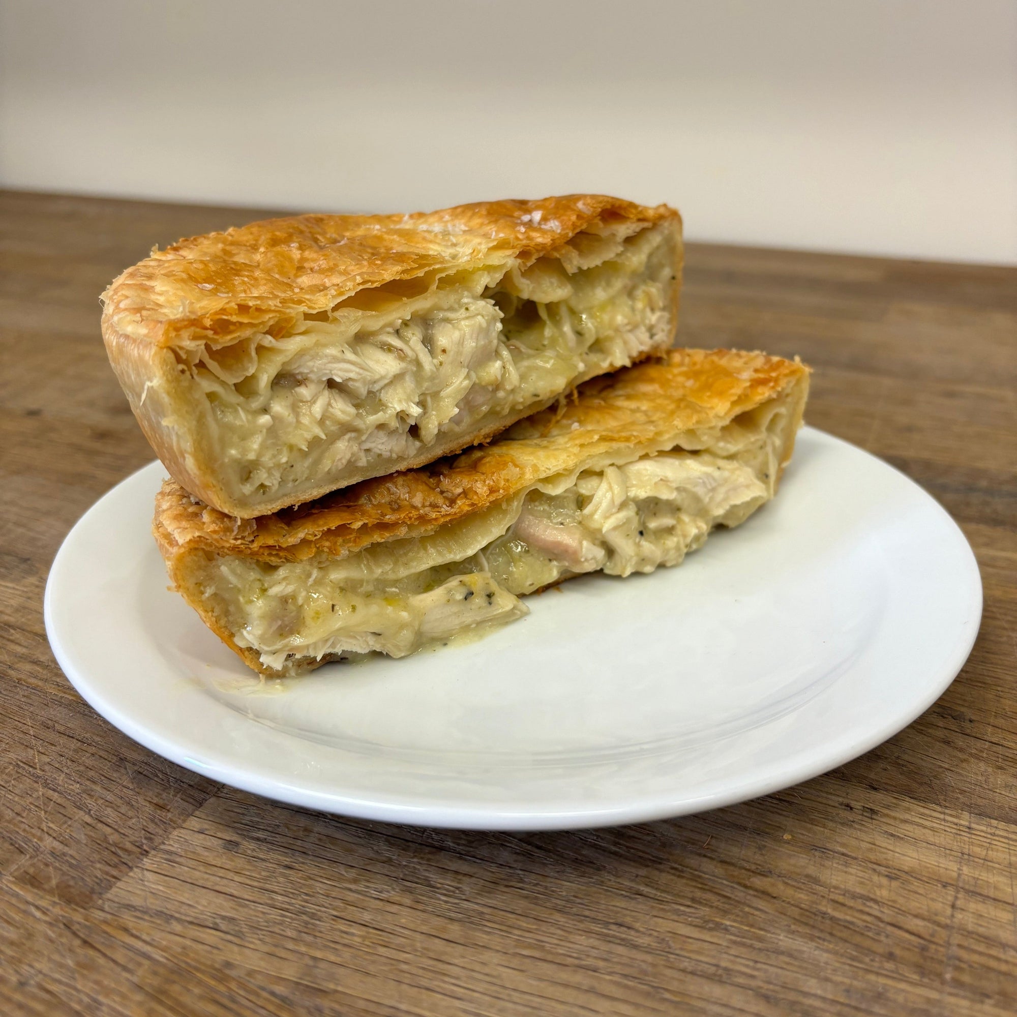 ROAST CHICKEN, ROSEMARY + LEEK PIE PLATE