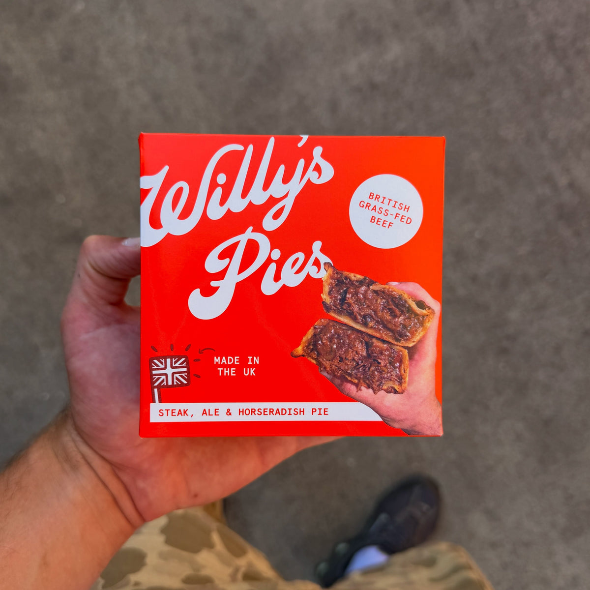 WILLY'S PIES: NEW PACKAGING COMING SOON