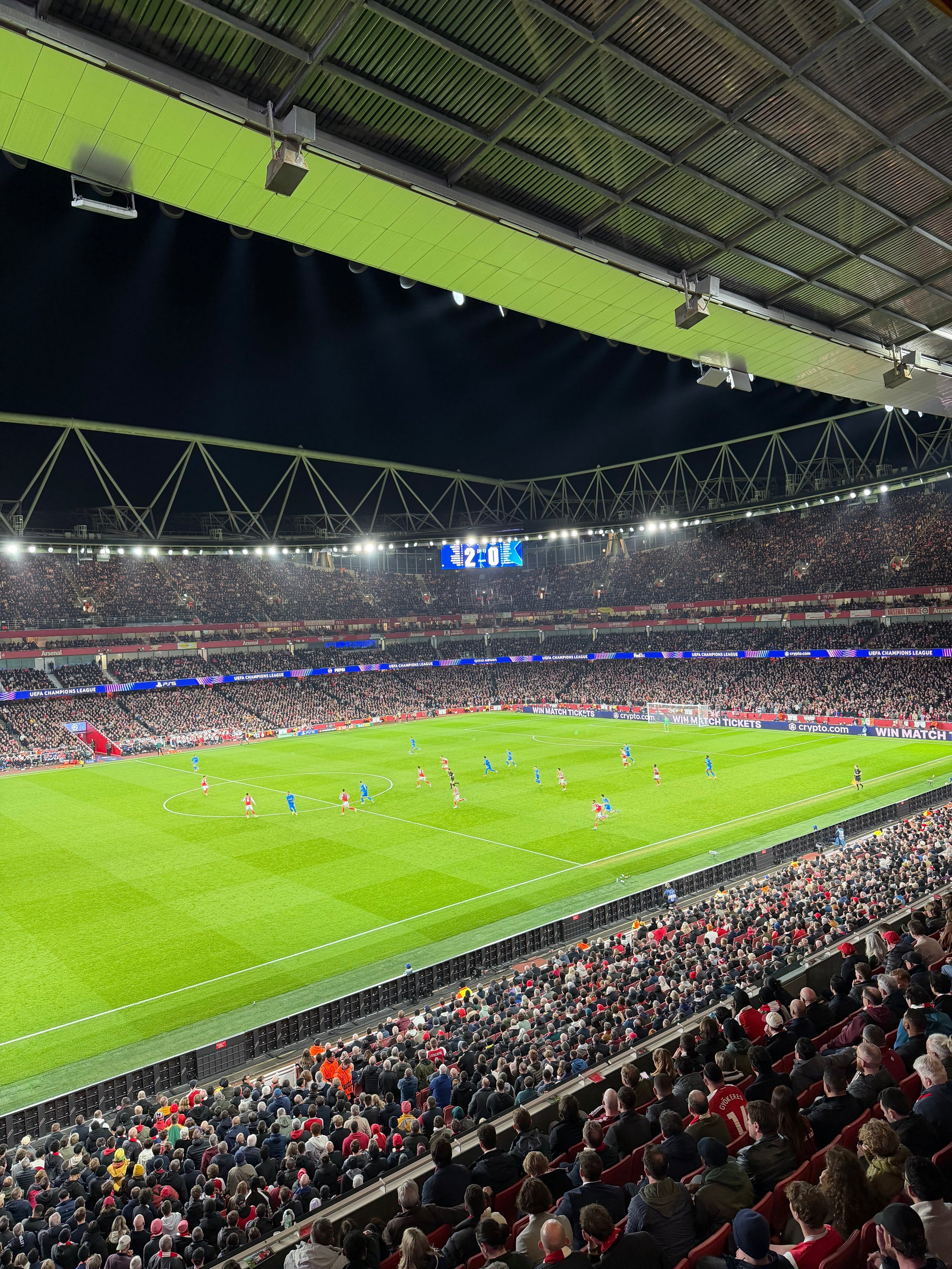 85,855 WILLY'S PIES SOLD AT THE EMIRATES SO FAR THIS SEASON