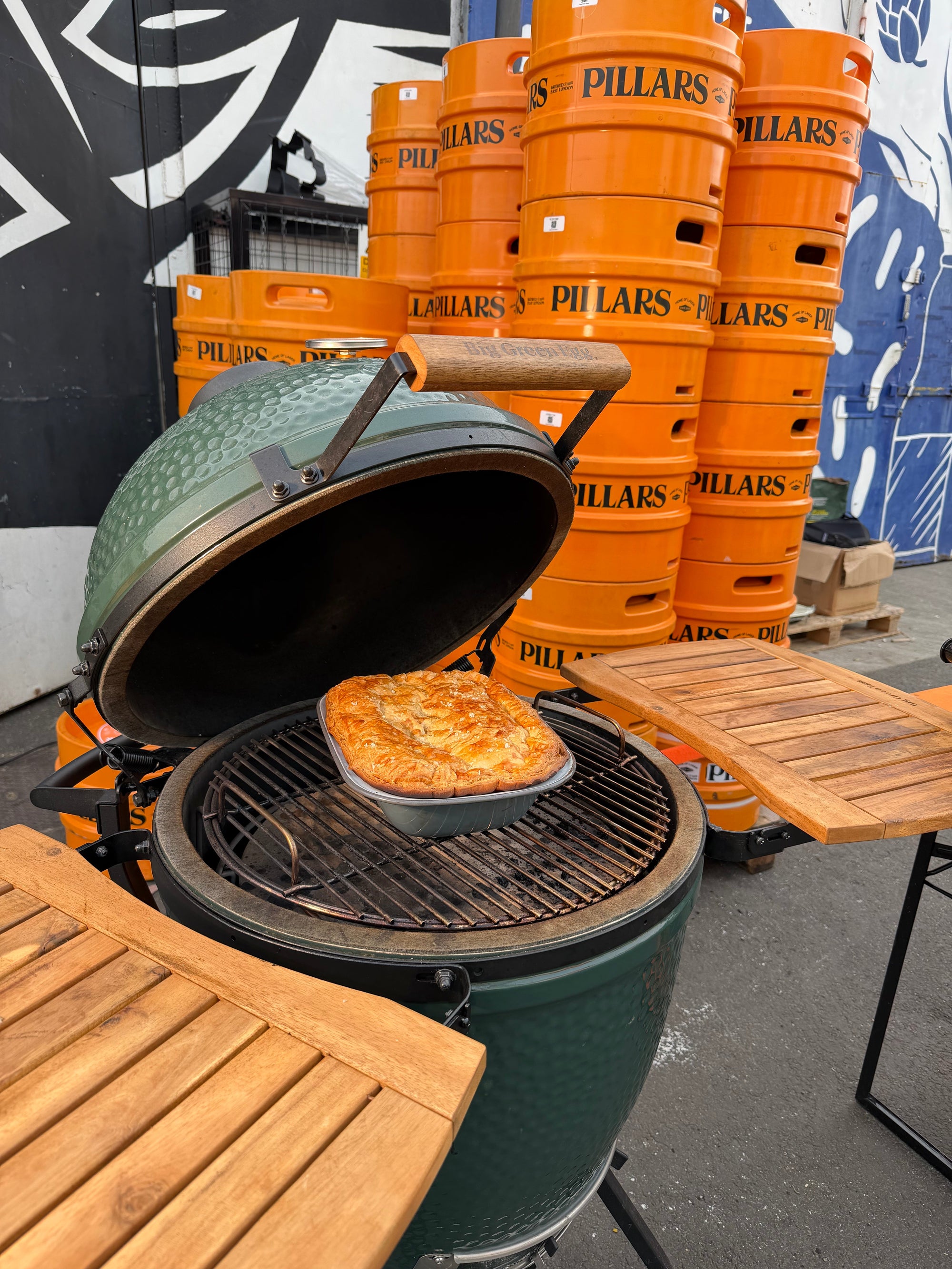 WILLY'S PIES + BIG GREEN EGG + FALCON ENAMELWARE