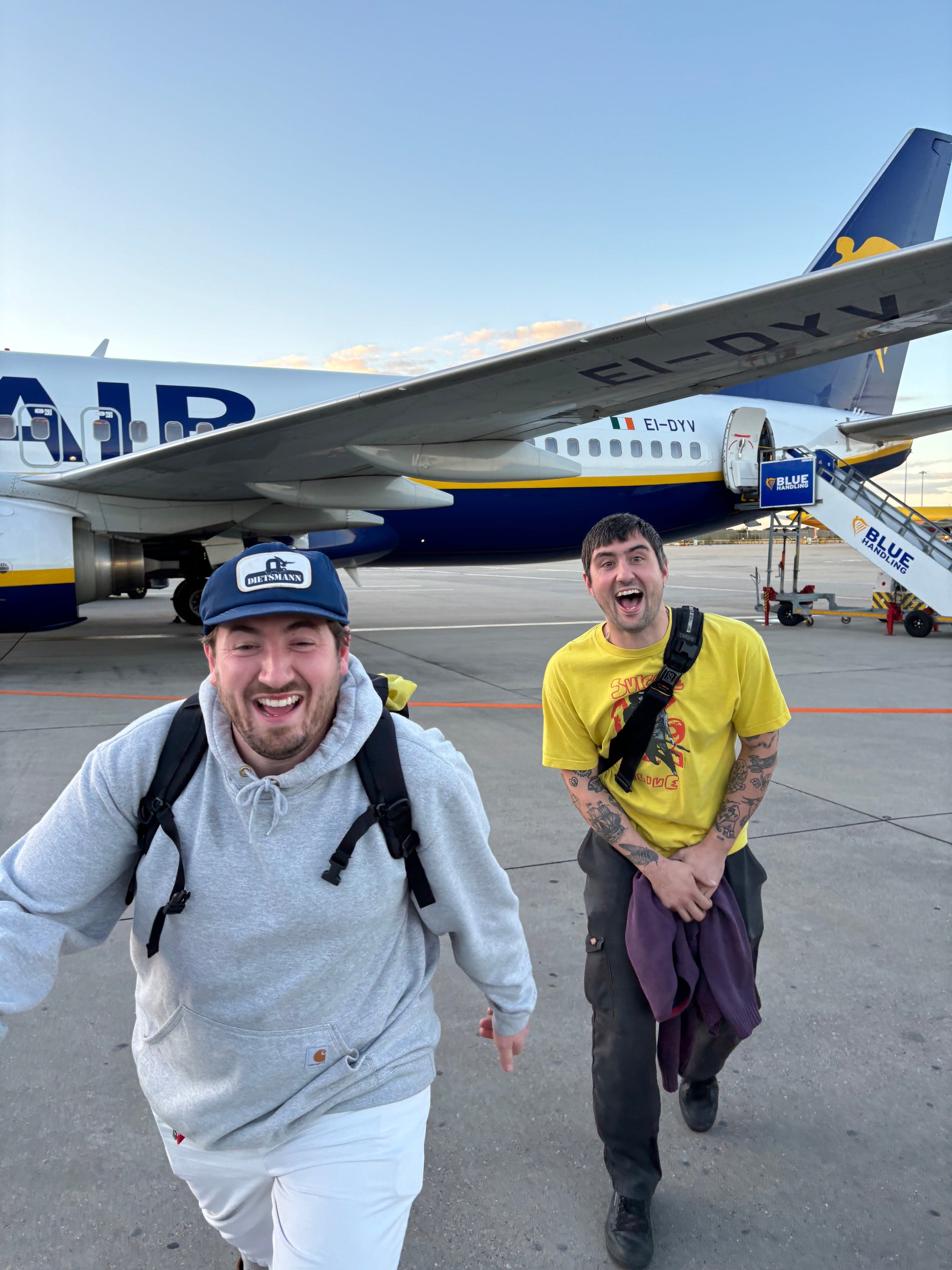 LADS ON TOUR TO BE HONEST.
