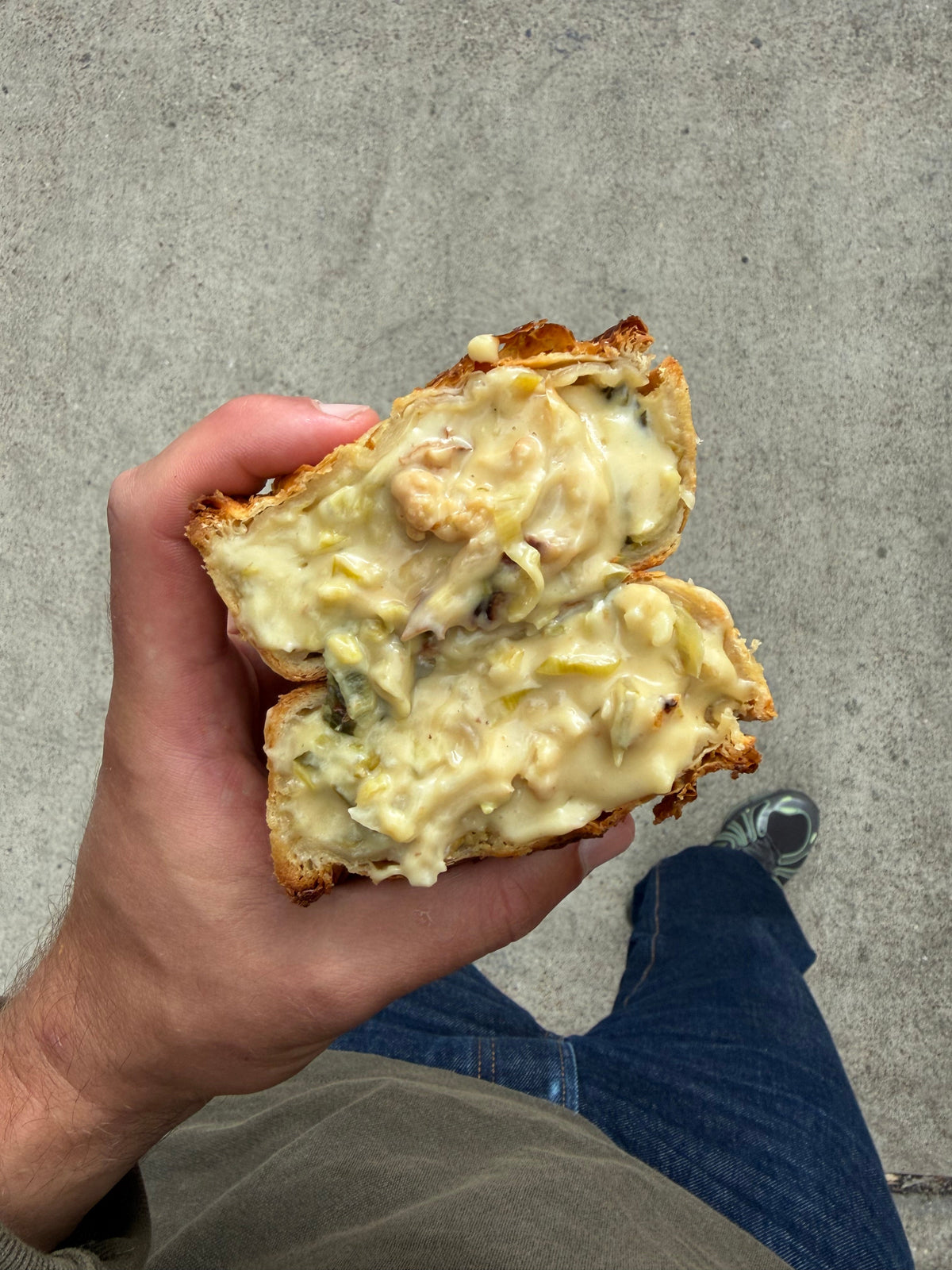 ROAST CAULIFLOWER, LEEK & CHEDDAR